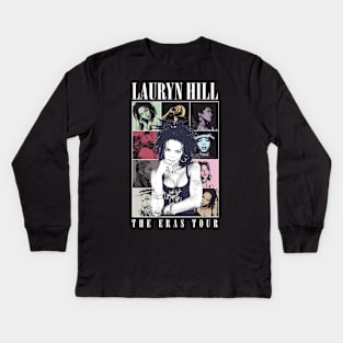 Lauryn Hill Fugees The Famous Vintage Retro Rock Rap Hiphop Kids Long Sleeve T-Shirt